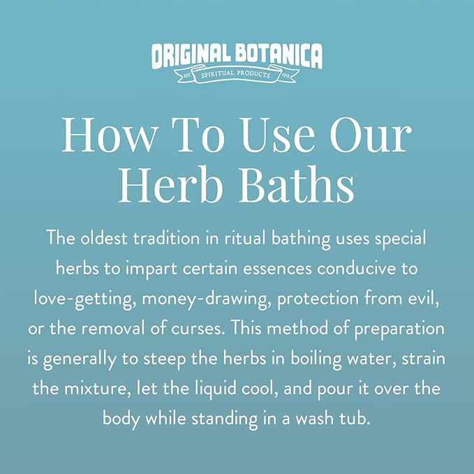 Original Botanica 21 Aromatic Herb Bath Spiritual Cleansing Body Wash Ritual Negative Energy Protection Herb Purification