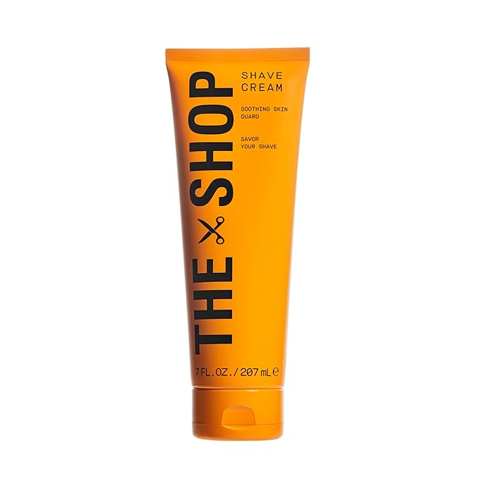 The Shop by LeBron James Men's Soothing Shave Cream, Ultra-Rich Lather for All Skin Types, Helps Prevent Nicks, Razor Burn & Irritation, Conditions & Smoothes with Macadamia Oil, 7 Fl Oz
