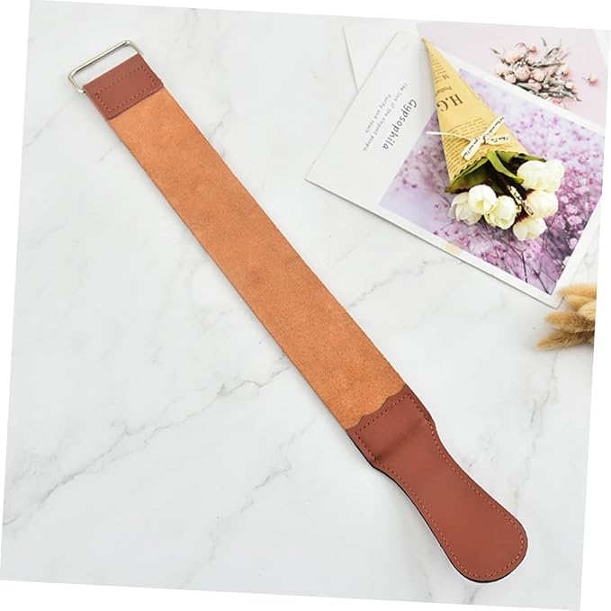 Razor Strop for Professional Use Straight Razor Sharpening Kit Clipper Sharpener Dual-sided Sharpening Strap Smooth Shaving Experience