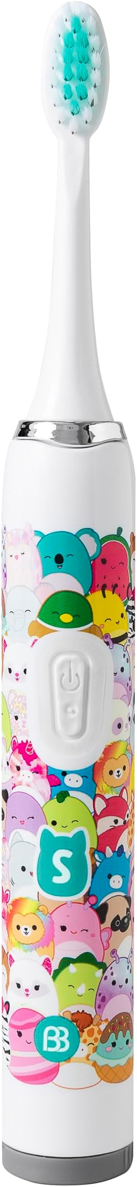 Brush Buddies Squishmallows Sonic Toothbrush, Ultra Soft Bristles, Electric Toothbrush for Adults, Gentle Sonic Cleaning with Cute Character Design, Ideal for Daily Oral Care Routine