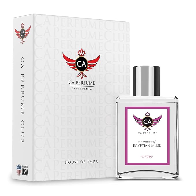 CA Perfume Originals Egyptian Musk for Women and Men Long Lasting Unisex Fragrance Eau De Parfum 1.7 Fl Oz 50ml