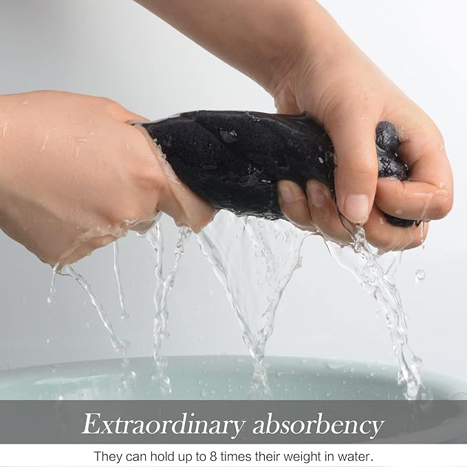 SINLAND Absorbent Coral Velvet Washcloth Ultra Soft Microfiber Face Towels 12 x 12 inch Multi-Purpose Face Cloths for Household and Sport