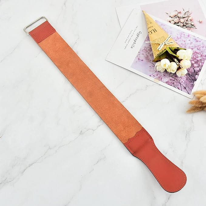 Strop Barber Strop Shaver Sharpening Strap Double Sided Beard Shaver Sharpener For Barber Shop And Home Use Artificial Leather 47.3x5.8cm