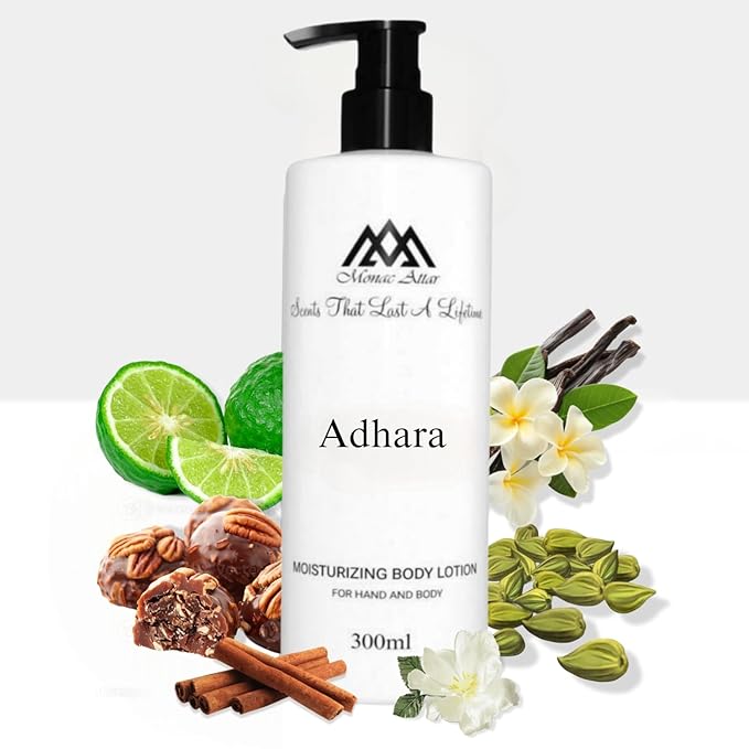 Monac Adhara Lotion Inspired by Althair, Eau De Parfum, 10 oz/300ml, Male, Long Lasting, Luxury Made Affordable