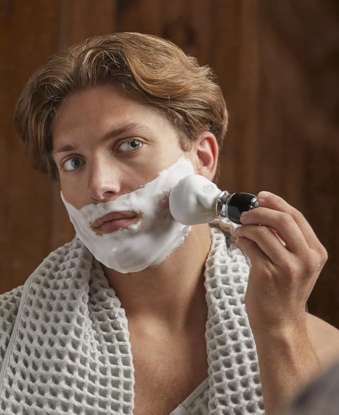 Union Razors S3 Shaving Brush with Chrome Handle