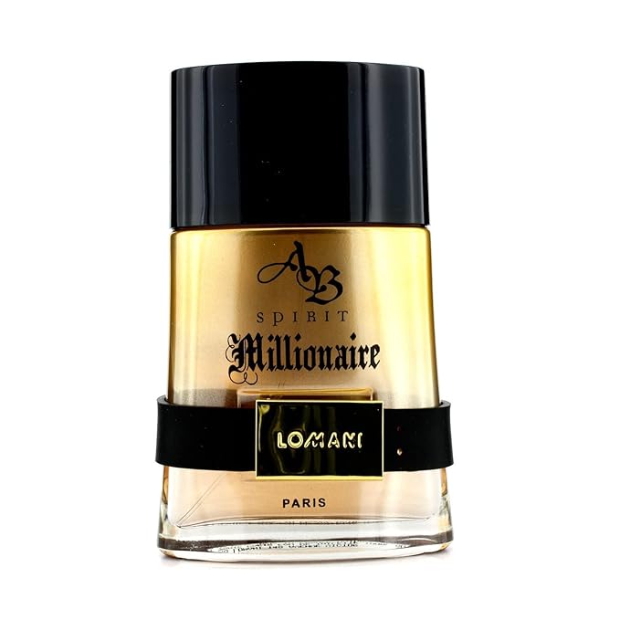Lomani Ab Spirit Millionaire Eau De Toilette Spray for Men, Gold, 3.3 Ounce (Pack of 2)