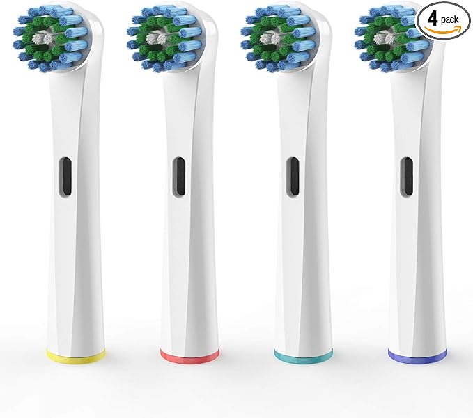 Best Replacement Toothbrush Heads for Oral-B,Compatible with Oral-B Braun Electric Toothbrush, 4 Count