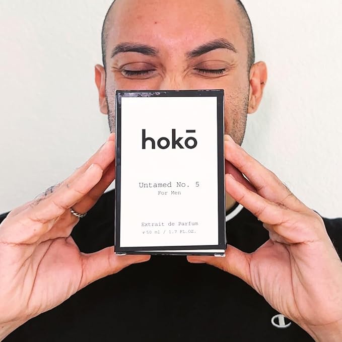 HOKO Untamed No. 5 – Spicy Bergamot, Pepper & Musk | Extrait de Parfum, 1.7 Oz | Long-Lasting Inspired Mens Cologne | Luxury Perfume