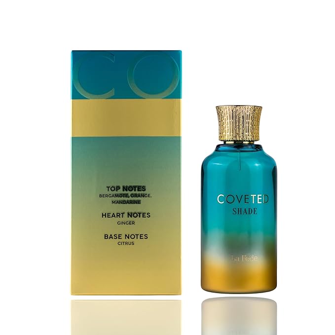 Khadlaj La Fede Coveted Shades Eau de Parfum Spray for Unisex, 3.4 Ounce / 100ml