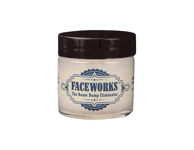 FaceWorks Razor Bump Eliminator, Alcohol-Free Chemical-Free Formula for Men and Women