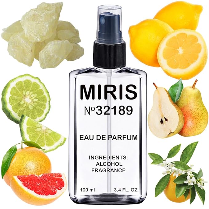MIRIS No. 32189, Inspired by Aqua Aleg Pera Granita, Long-Lasting Eau de Parfum for Women, Spray 3.4 Fl Oz / 100 ml