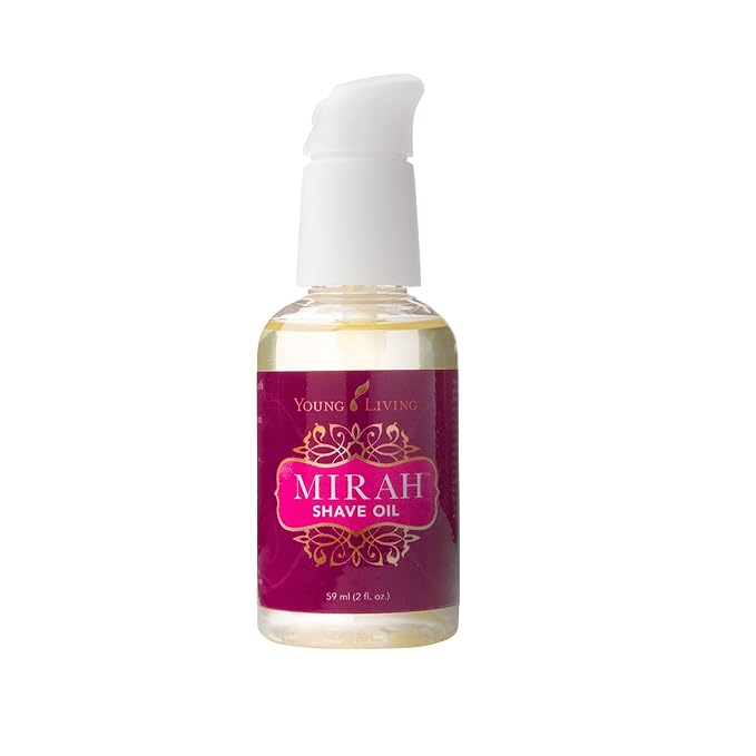 Young Living Mirah Shave Oil - Luxurious Shaving Blend for Silky Smooth Skin - Razor Bump Prevention - Premium Essential Oil - Meadowfoam & Exotic Baobab - 2 oz