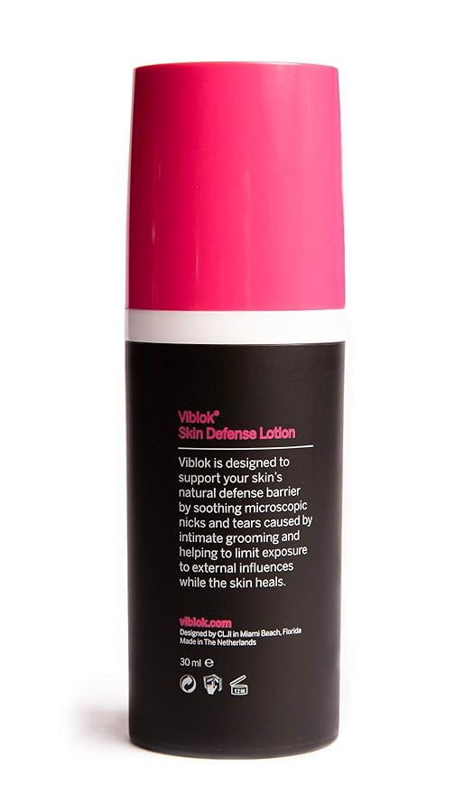VIBLOK Skin Defense Post-Shave Lotion, 100% Non-toxic and Hypoallergenic, 1.01 Fluid Ounces