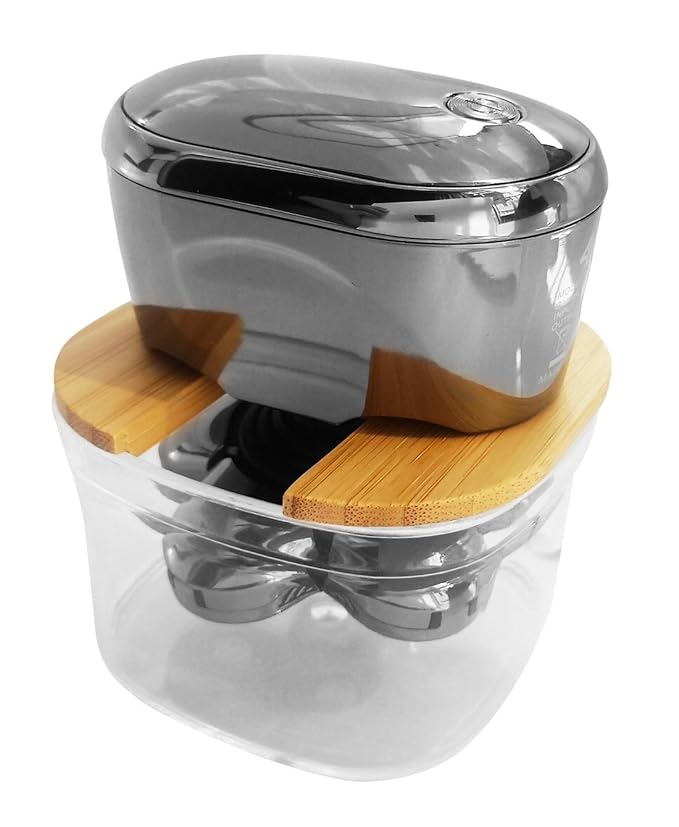 FitSand Bamboo Electric Head Shaver Rinse Stand Compatible with Remington XR7000 Balder Pro Rotary Shaver