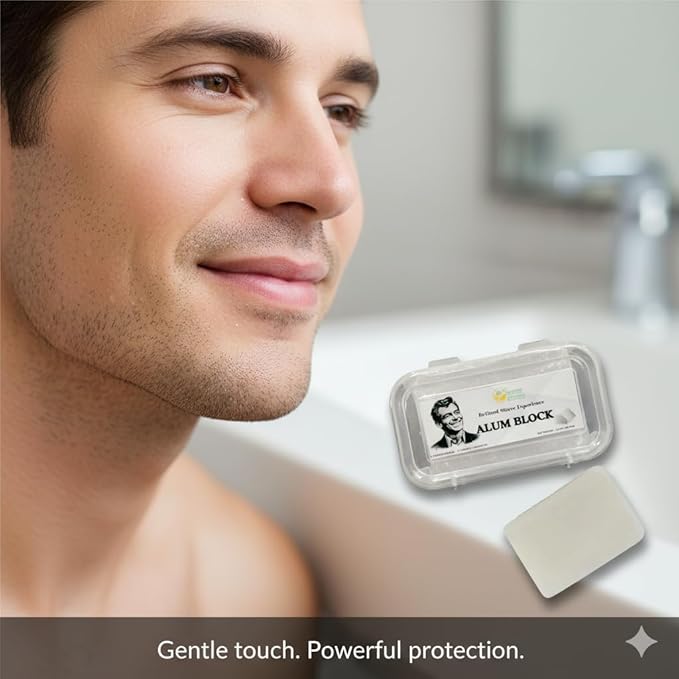 Herbs Botanica Alum Block for Shaving Soothing Aftershave Solution for Men – Stops Bleeding from Nicks & Cuts – Fitkari Alum Stone for Skin Care 3.5 oz Piedra de Alumbre by Herbs Botanica
