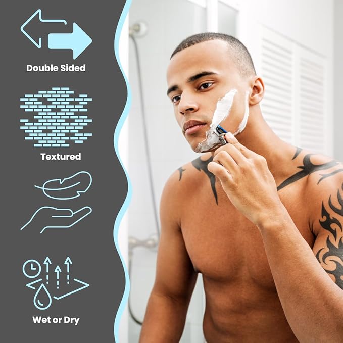 150 Pack Large Disposable Face Towels, Facial Wipes, Super Soft and Thick Shaving Face Towels XL, Daily Makeup Remover Tissues, Dry Clean Cloths for Sensitive Skin, 10"×12"