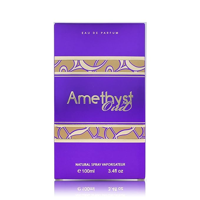 Amethyst Oud - Long Lasting Perfume for Women - Oud Cologne for Men - Floral Woody Fragrances - Women's Perfume - Mens Cologne - 3.4 oz