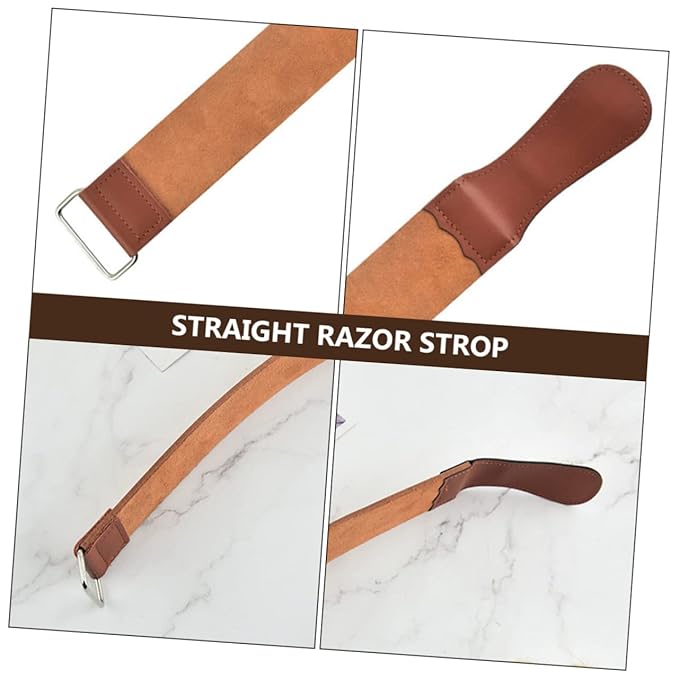 Double-sided Sharpening Cloth for Razor Shaving Hair Removal Tool Straight Razor Strop Men Beard Apron Home Use Shaver Sharpening Tool