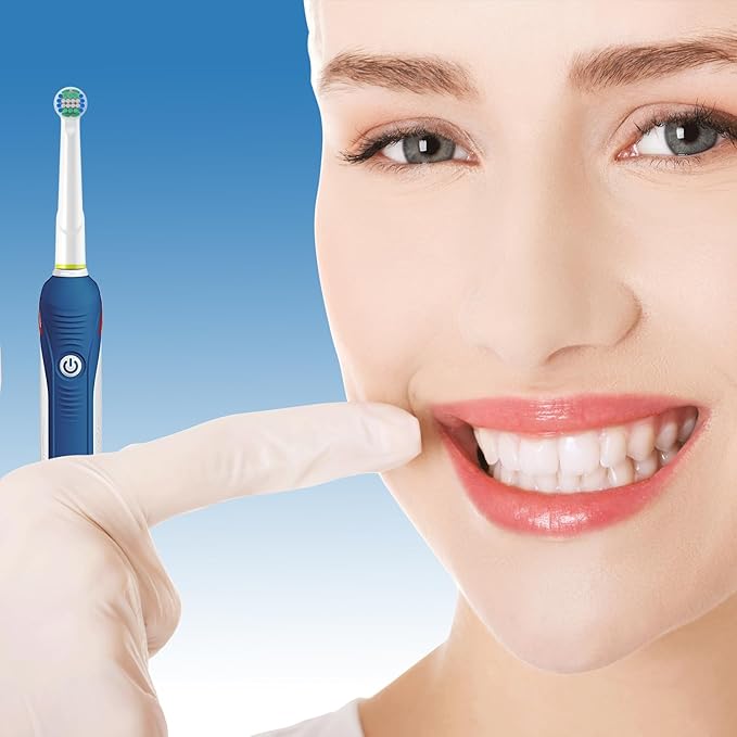 Replacement Heads Compatible with Oral b Braun, 16 Pcs Electric Toothbrush Heads for Oral-b Floss Pro 1000 Smart Genius x White