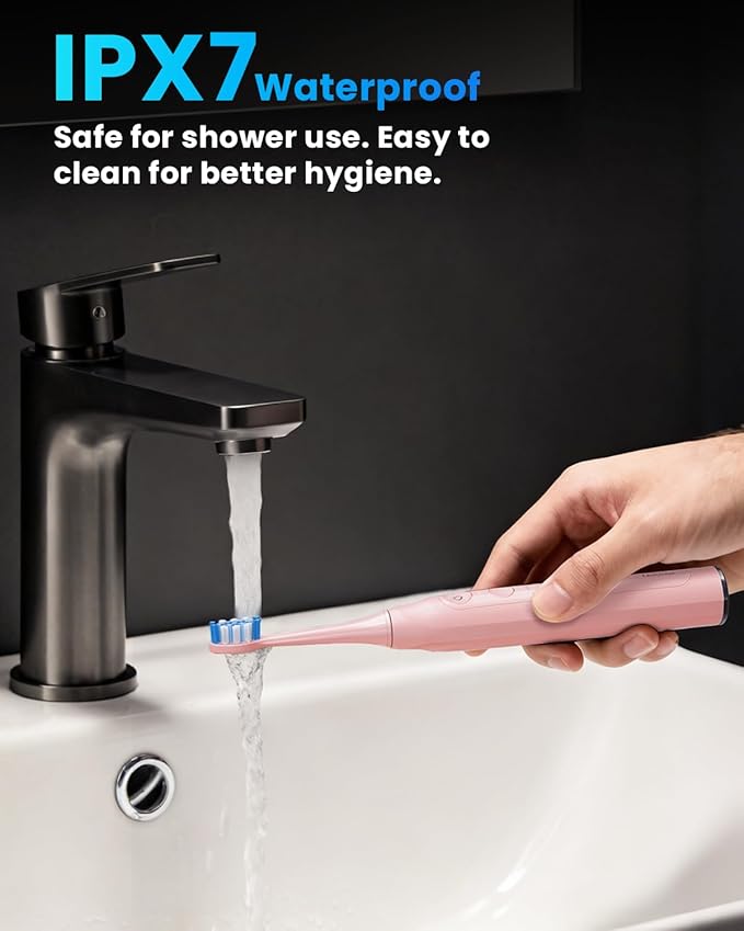 Onlyone Sonic Electric Toothbrush for Adults, Water Dental Flosser Pick for Teeth 300ML