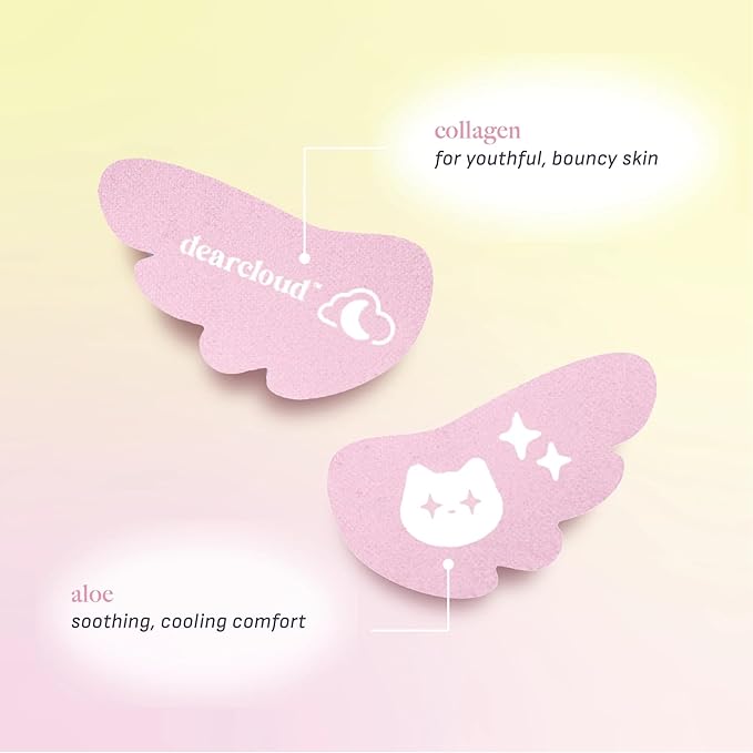 dearcloud UV Block Hydrogel Sun Patches – Korean Skincare Sunscreen for Face & Under Eyes (1 Pair / 2 Patches)