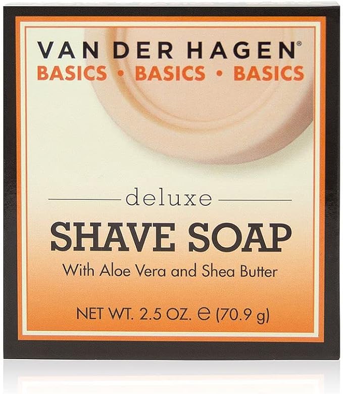 Van der Hagen Deluxe Shave Soap - 2.5 oz - 3 pk