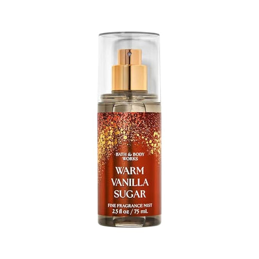 Bath and Body Works Fine Fragrance Mist Travel Size Mini Purse Spray 2.5 Ounce (Warm Vanilla Sugar)