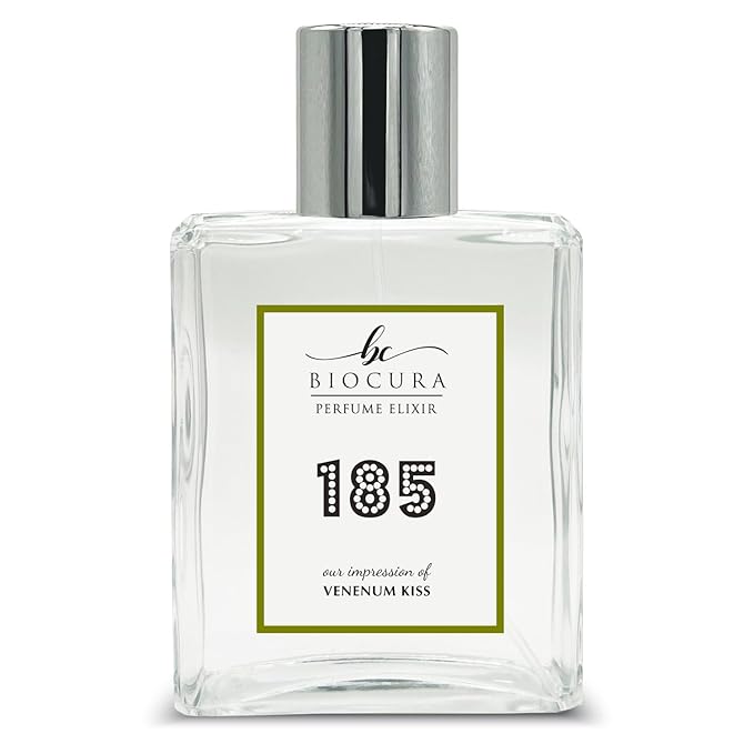 BC Perfume 185 Inspired by Venenum Kiss For Women & Men Replica Fragrance Dupes Eau de Parfum Spray Bottle 3.4 Fl Oz/100ml-X1