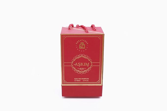 Greatness Askim Eau de Parfum – Long-Lasting Unisex Perfume for Men and Women with Raspberry, Iris, Amber and Leather Notes – Luxury Elegant Packaging, Intense Fragrance, 100 ml
