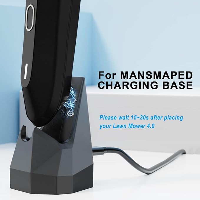 Replacement for MANSCAPED 4.0 Charging Dock with AC Adapter, for MANSCAPED Wireless Charging Dock, Fit for MANSCAPED The Lawn Mower 4.0 Electric Groin Hair Trimmer