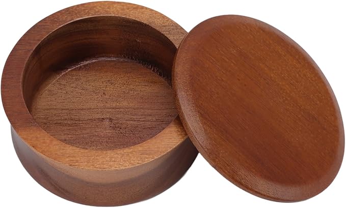 TOPINCN Men Wooden Shaving Brush Bowl Cup Foam Bowl Tool Mug Shaving Bowl Maple Wooden Scrub Bowl Serve Bowl Shaver Serving Bowl Chimney Brushes