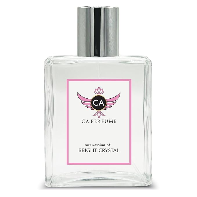 CA Perfume Impression of Bright Crystal for Women Eau De Parfum Floral Fruity Scent Long Lasting Perfumes for Women Signature Scent for Day and Night Wear 3.4 Fl Oz 100ml