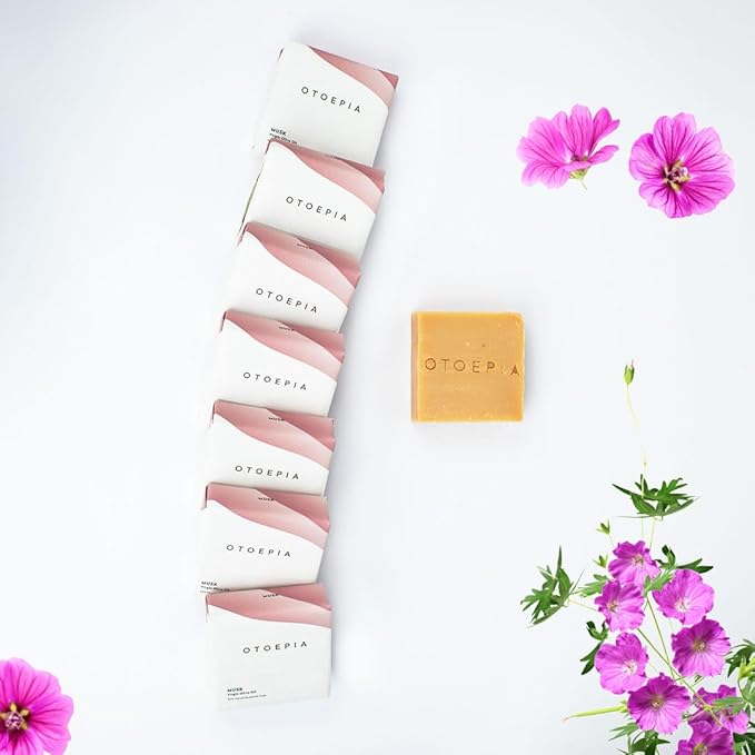 Shaving Bar and Body Soap in Musk Scent for Men - 8 Bars, All Purpose Natural Olive Oil - Moisturizing, Nourishing & Gentle on Sensitive Skin Men’s Collection