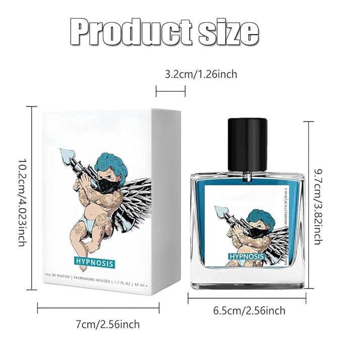 Vingtank Hypnosis 2.0 Pheromone Cologne for Men - 50ml Long Lasting Scent, Enhance Attraction & Boost Confidence