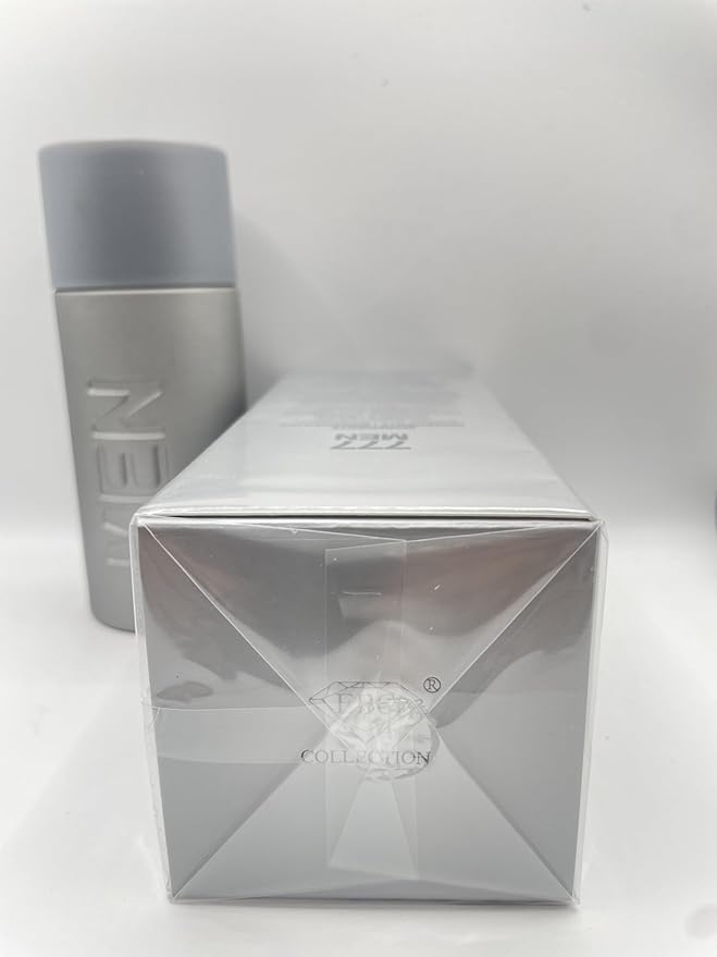 EBC-Collection, 777 MEN SILVER Perfume for Men, 3.4oz/100ml