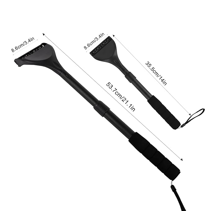 EASACE Updated Back Shavers for Men,Back Hair Shaver for Men with Safety Blade,Back & Body Hair Trimmer,Long Handle 21 Inch Adjustable, Curved DIY Shaver