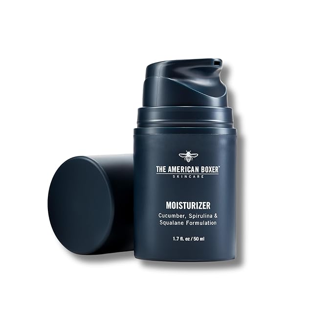 Mens Face Moisturizer, Hydrates Dry Skin, Soothes Irritation, Eliminates Razor Burn & Redness, Daily Use Moisturizing Face Cream, Anti Aging & Anti Wrinkle, Quick Absorbing, No Sticking, No Bad Odors