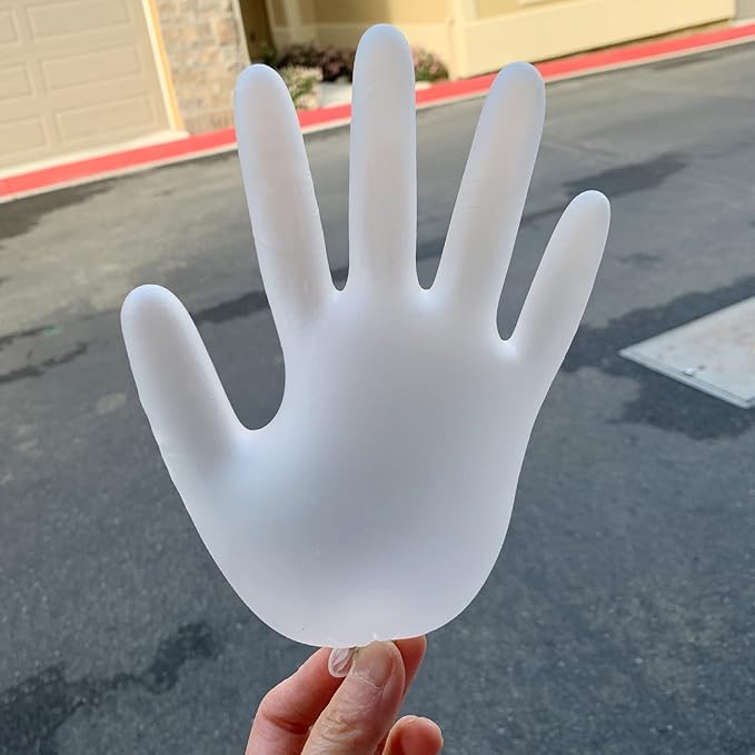 Clear Vinyl Gloves Latex Free & Powder Free - Food Safe Disposable Gloves for Cooking Cleaning - Comfort Fit