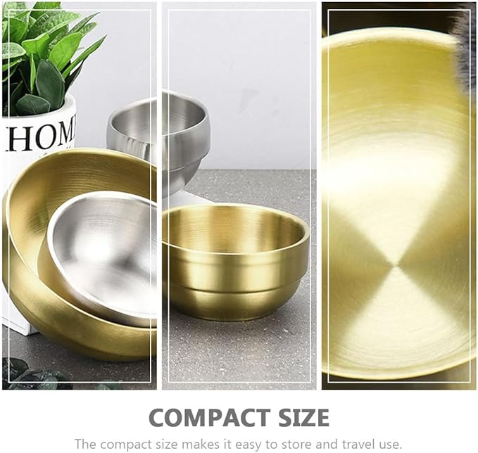 Stainless Steel Shaving Soap Bowl with Foaming Function for Men, Sturdy Shaving Bubbling Vessel, Gold Simple Soap Cup for Home and Barber Use