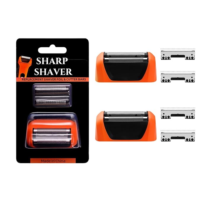 7045-2201 Shaver Head Replacement Foils&Cutters and Head Compatible with wahl Orange lifeproof 7061 Series (Orange-2 PCS)