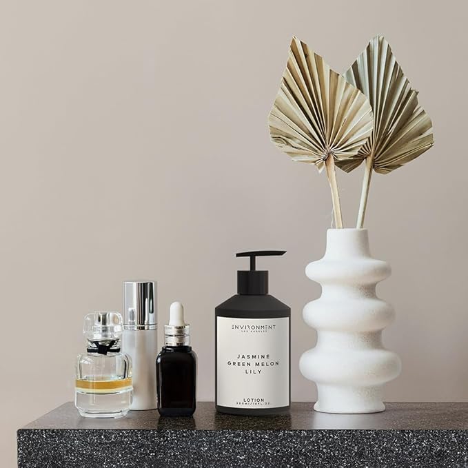 ENVIRONMENT Inspired by 5-Star Resort WN Lotion, 300ml Luxury Scented Lotion (Jasmine | Green Melon | Lily) Bathroom Luxury, Men & Women High-End Body Lotion, Hand Cream, Dry Skin Treatment