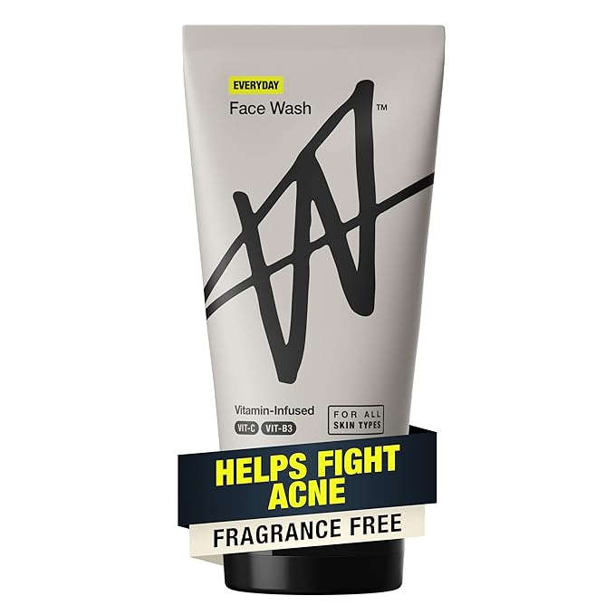 W By Jake Paul Everyday Mens Face Wash, Exfoliating, Face Cleanser for Men, For All Skin Care Needs, Unscented, 5 fl oz