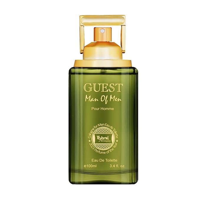 Hybrid & Company Guest Man Of Men Masculine Fragrance Potent Scent Mens Perfume,3.4 Fl Oz