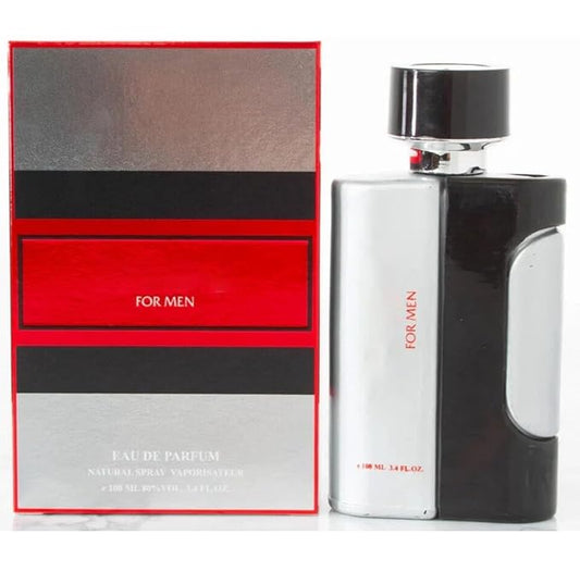 Men’s Eau de Parfum Spray 3.4 Fl Oz 100ml – Bold Masculine Fragrance, Long Lasting Fresh Woody Cologne, Natural Spray, Ideal for Daily Wear, Regular Size Bottle