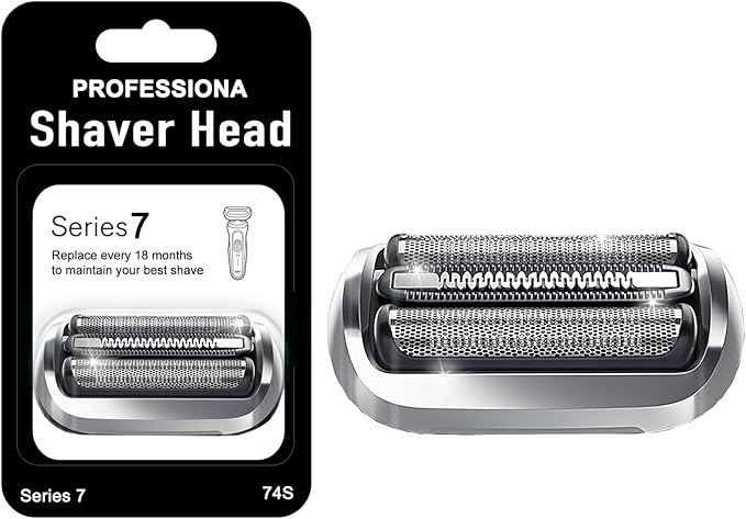 74S Series 7 Electric Replacement Shaver Head Accessories Series 7 Electric Shaver blade Compatible with Braun Series 7 7120s, 7125s, 7127cs, 7171cc, 7175cc, 7185cc and 7189cc