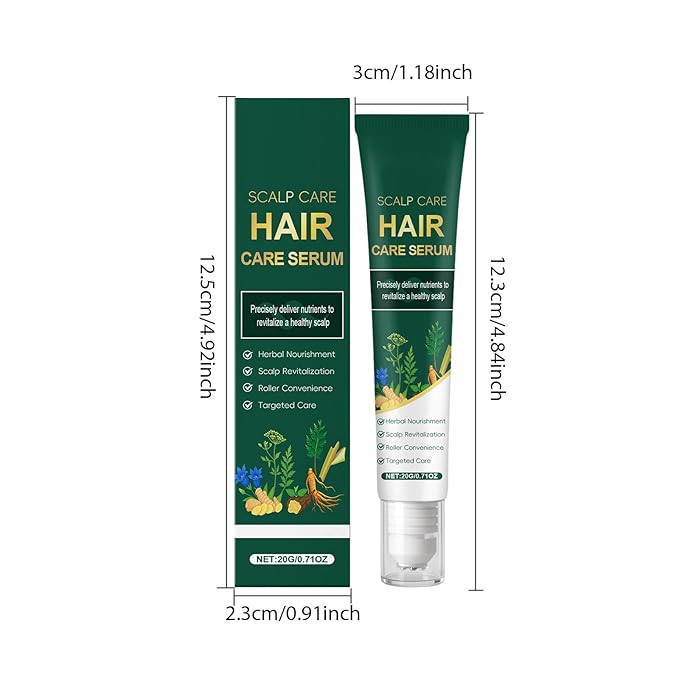 20g Hair Growth Serum for Thinning Hair – Scalp Treatment with Rosemary & Ginseng to Reduce Hair Loss, Strengthen Roots, and Promote Fuller, Healthier-Looking Hair