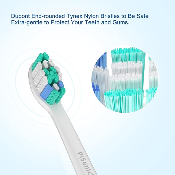Replacement Toothbrush Heads(10 Pack) Compatible with Philips Sonicare Brush Heads for Hx6920, 4100 2 Series, HX9023 Hx6240 Hx6610 Snap on Electric Tooth Brush Refill