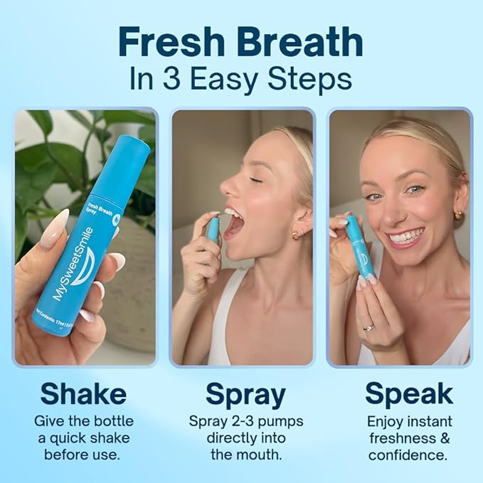 MySweetSmile Fresh Breath Spray, Oral Care
