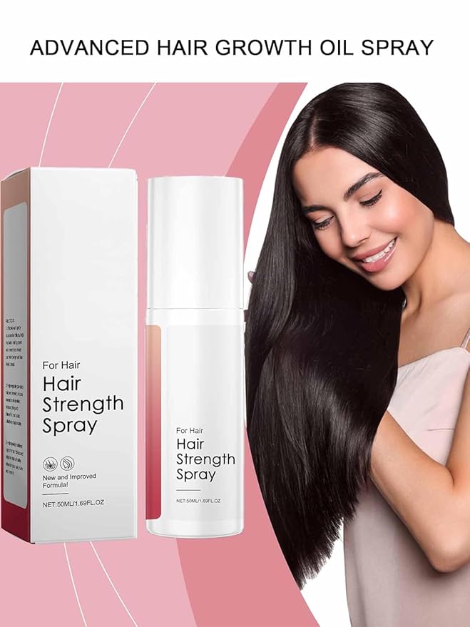 Advanced Hair Growth Oil Spray, Non-Greasy Natural Stronger and Hair Thickening Spray, Ideal for Dry Scalp - For Hair (3 Pcs)