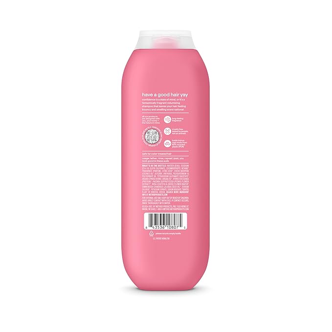Method Pure Peace Volumizing Shampoo - For Thicker, Fuller and Visibly Hydrated Hair - Sulfate Free and Safe for Color-Treated Hair - 14 oz, Pack of 3
